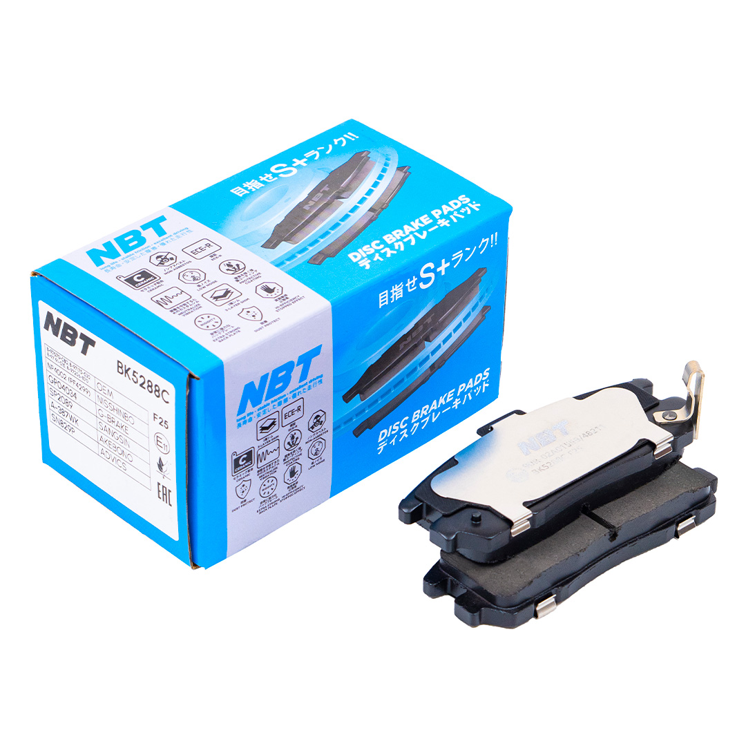 Колодки тормозные дисковые NBT BK5288C / SN829P / A-387WK / NP4002 (PF4299) / SP2089 / GP04034