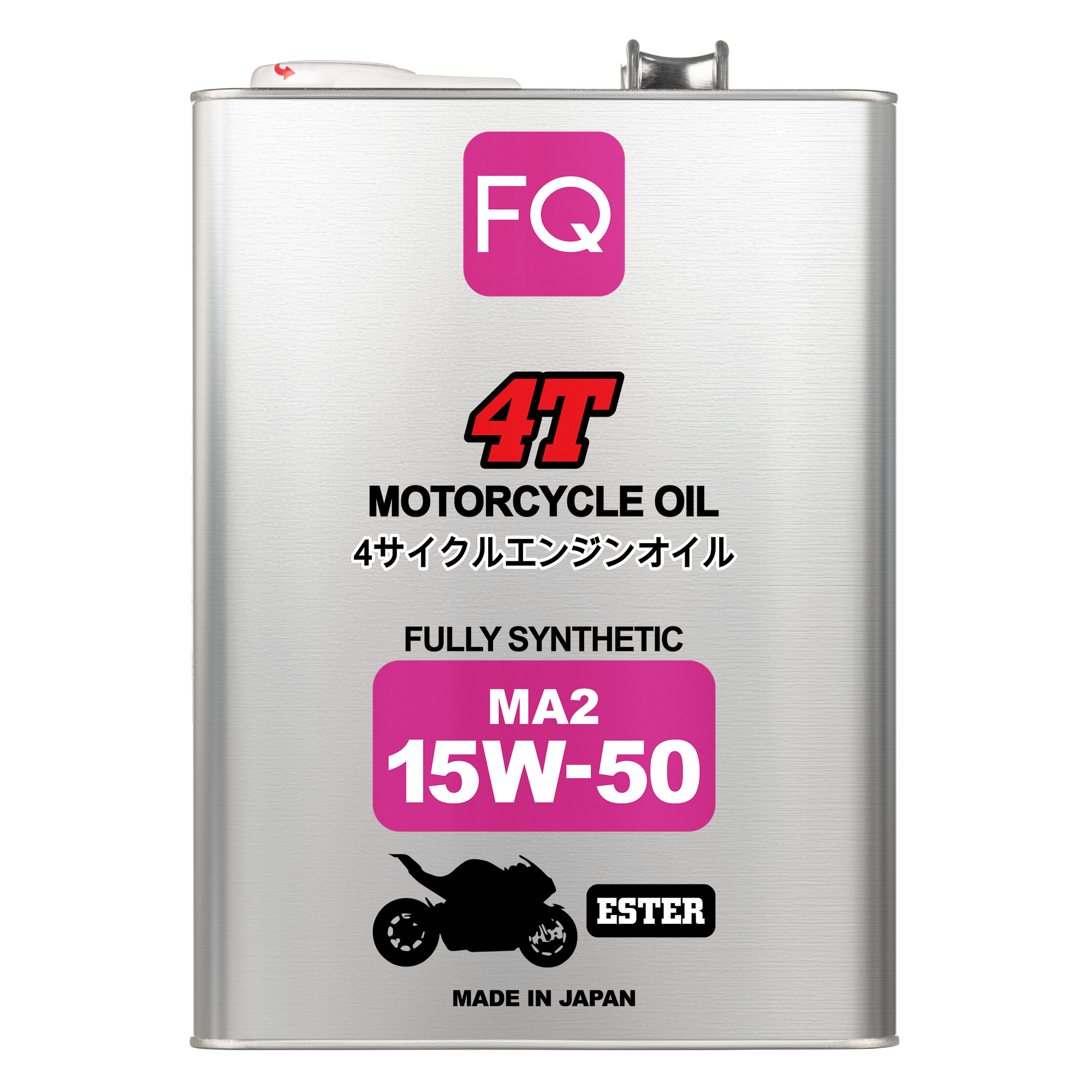Масло моторное FQ 15W-50 4T MA2/SP FULLY SYNTHETIC (ESTER), 4л