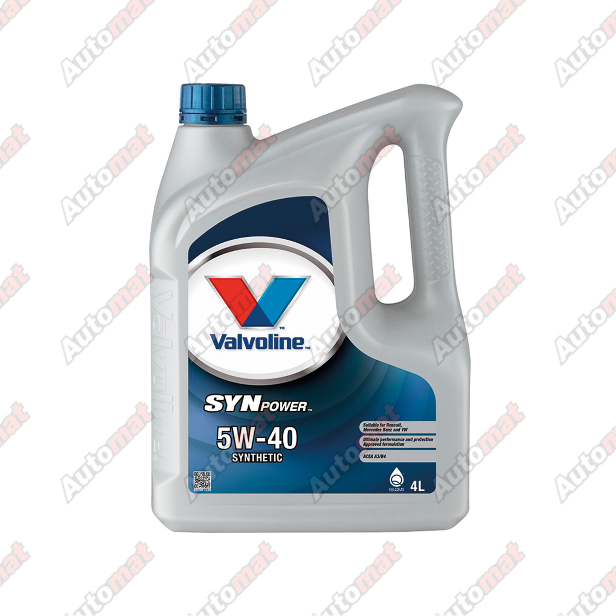 Моторное масло Valvoline Synpower 5W-40 SN/CF, 4л