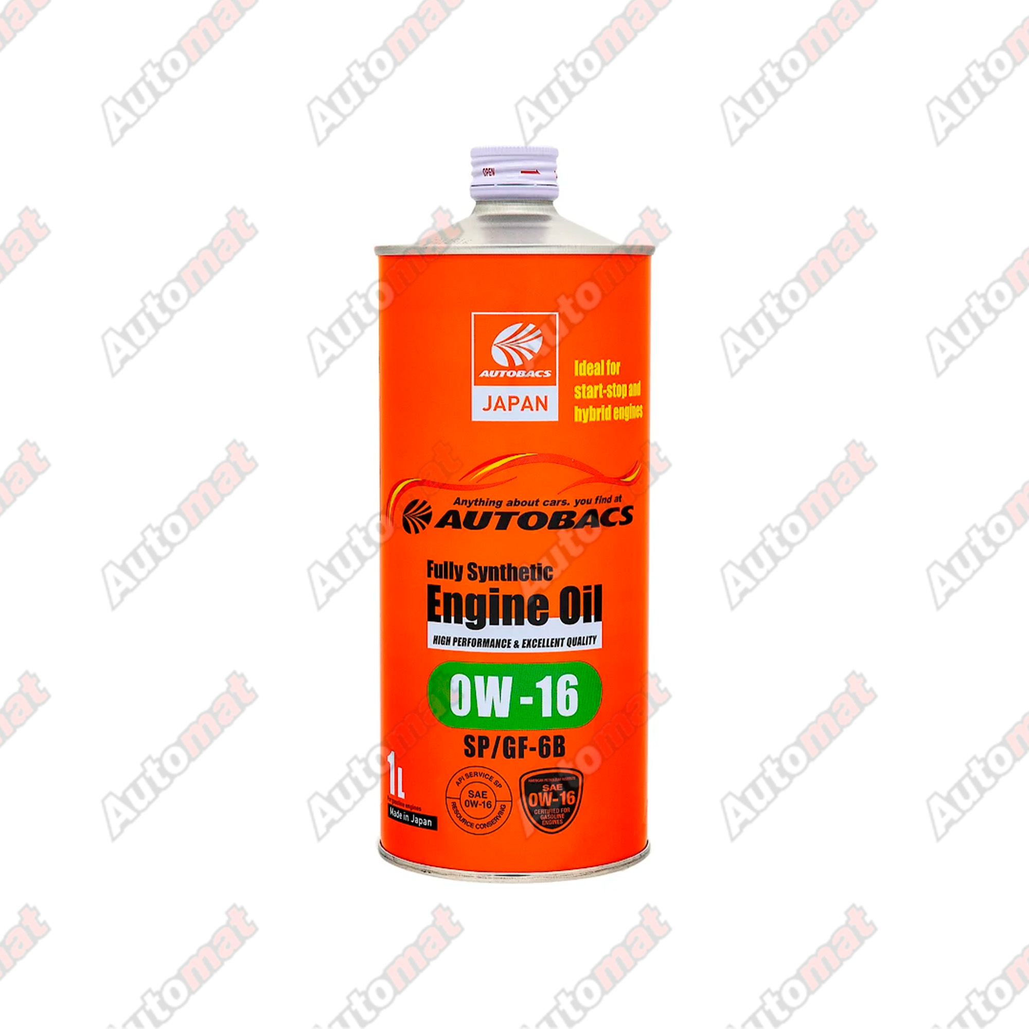 Моторное масло AUTOBACS ENGINE OIL FS 0W16 SP/GF-6B, 1л