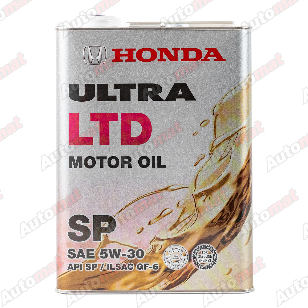 Моторное масло HONDA Motor Oil ULTRA LTD 5W-30 SP/GF-6, 4л