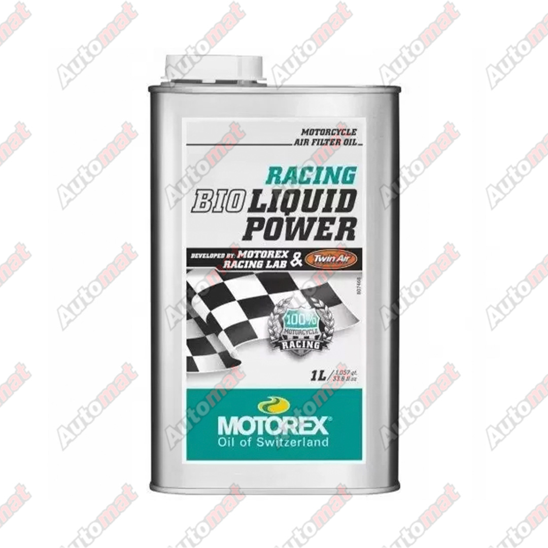 Пропитка для воздушных фильтров Motorex Racing Bio Liquid Power, 1л