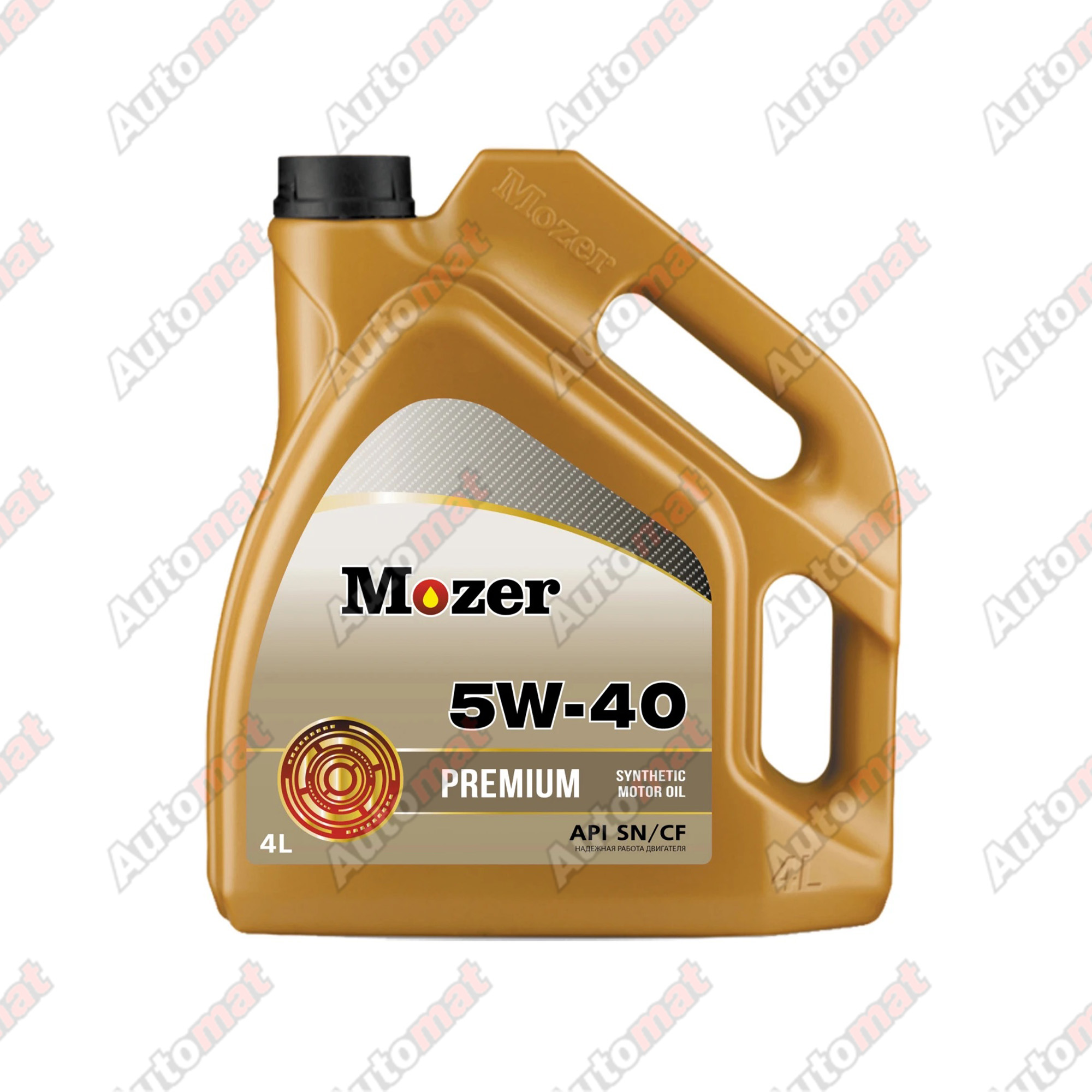Масло моторное MOZER Premium 5W-40 SN/CF, 4л