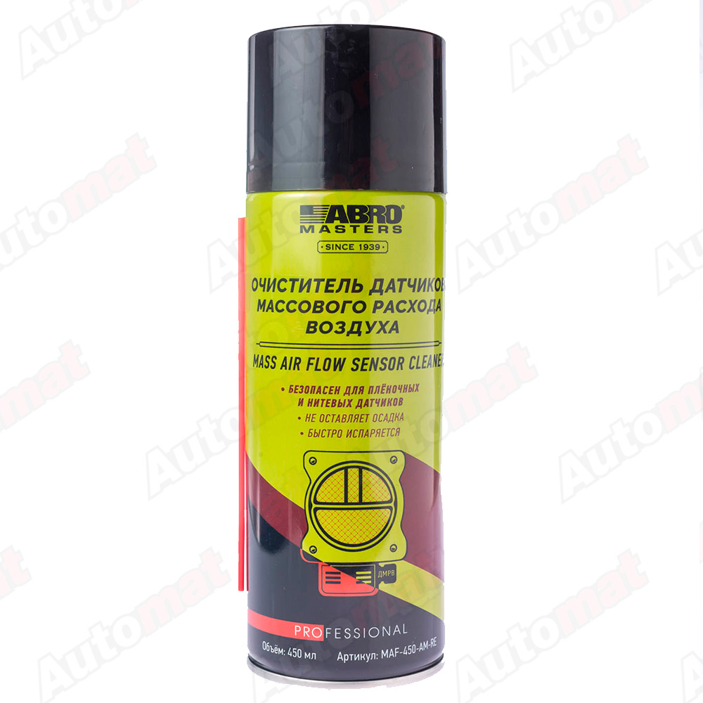 Очиститель датчиков массового расхода воздуха ABRO MASTERS MAF-450-AM-RE