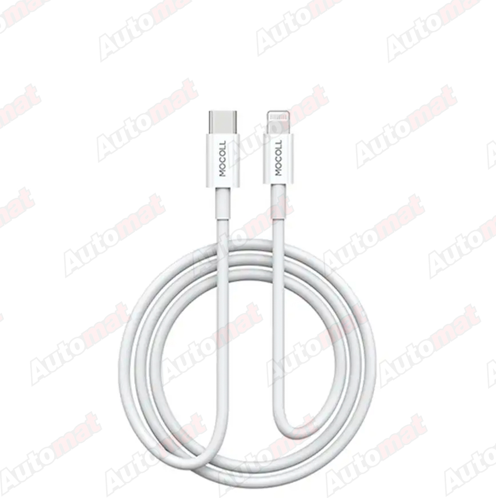 Кабель Mocoll MFI Type-C to Lighting Alfa Series White