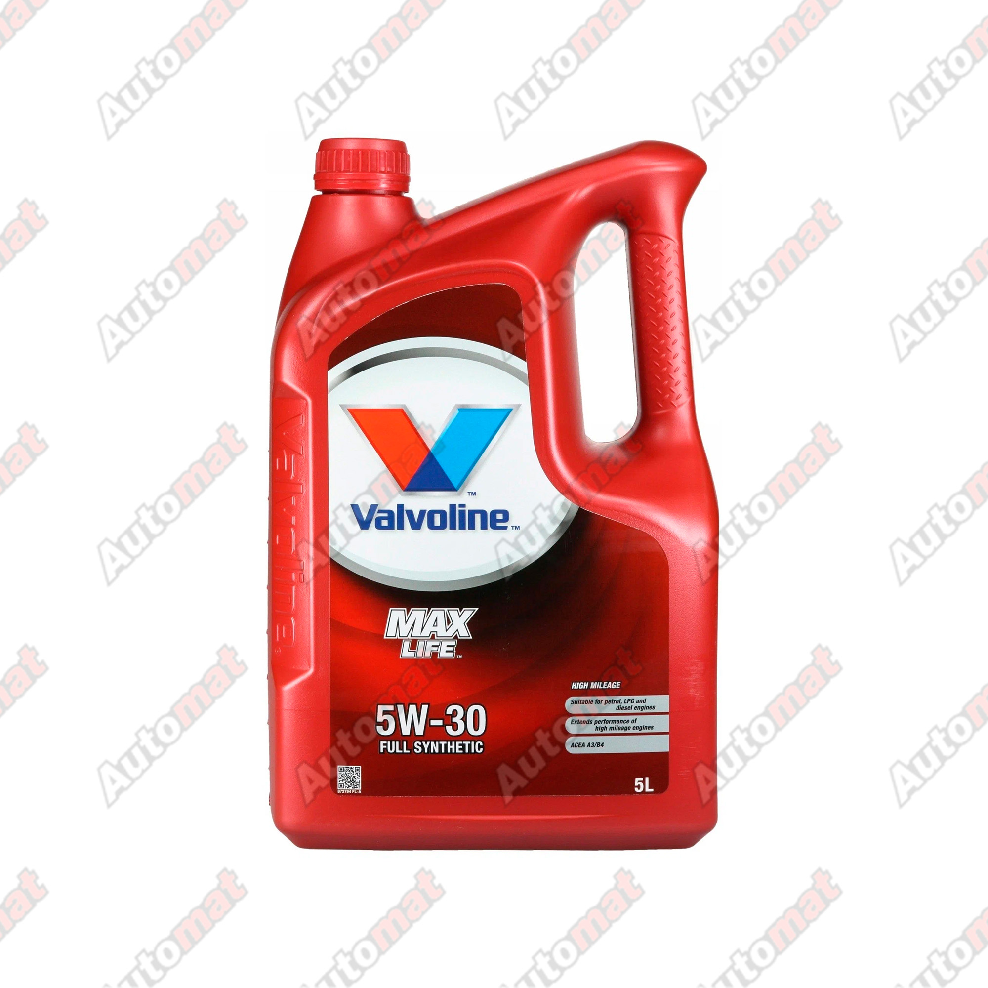 Масло моторное Valvoline MAXLIFE 5W-30 5л 