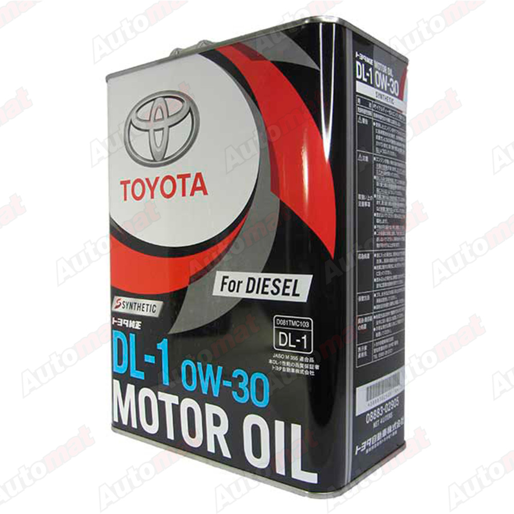 Моторное масло TOYOTA DIESEL OIL 0W-30 DL-1, 4л