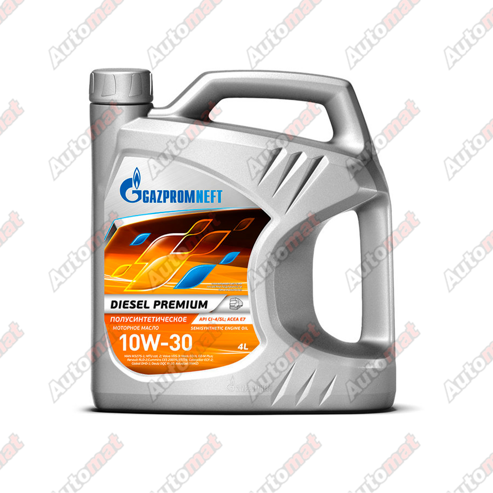 Моторное масло Gazpromneft Diesel Premium 10W-30 CI-4/SL E7, 4л