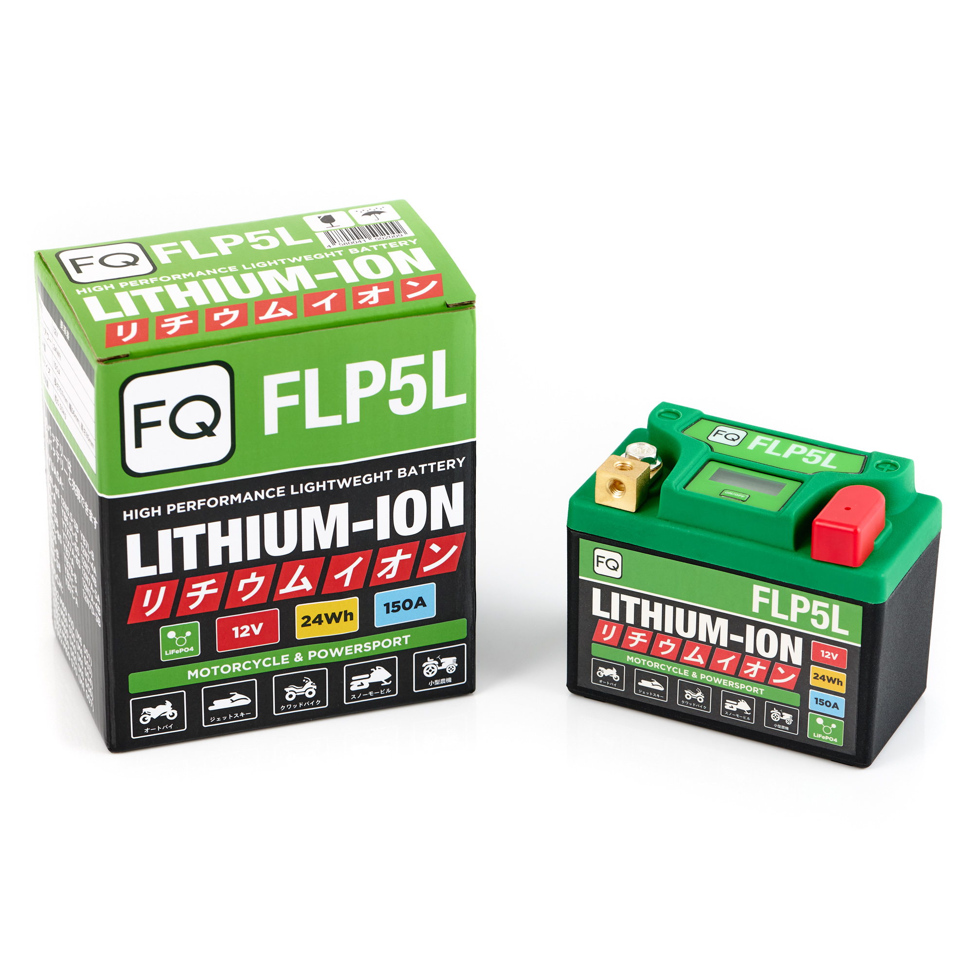 Мото аккумулятор FQ 7,0Ah FLP5L Литий-ионный