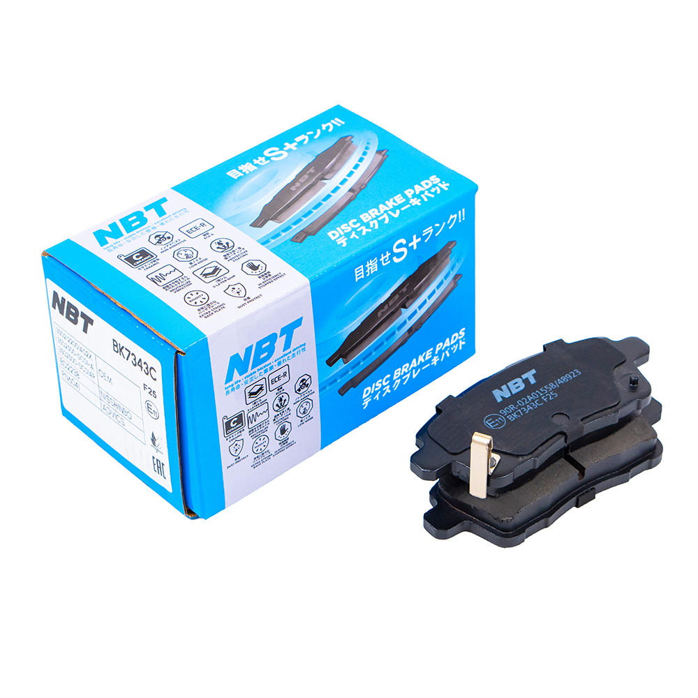 Колодки тормозные дисковые NBT BK7343C / PN6041 / BD2238