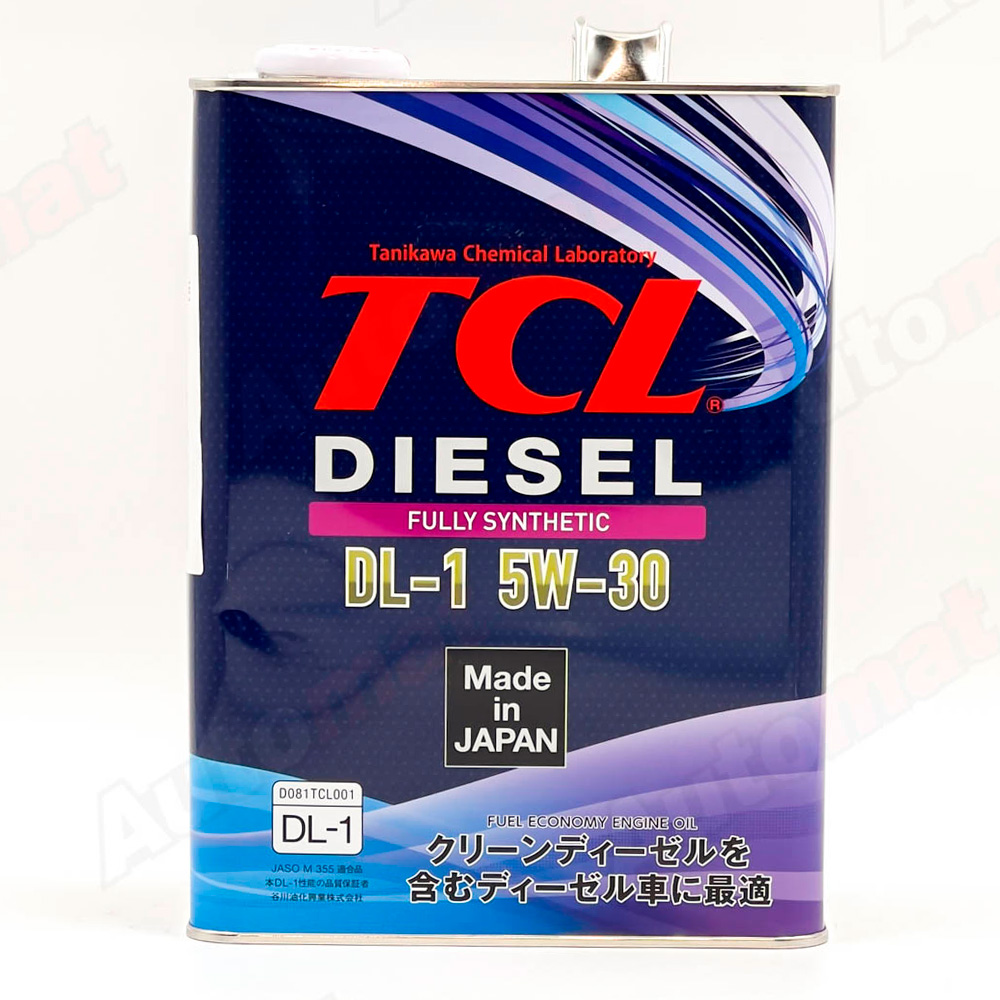 Моторное масло TCL Diesel Fully Synth 5W-30 DL-1, 4л