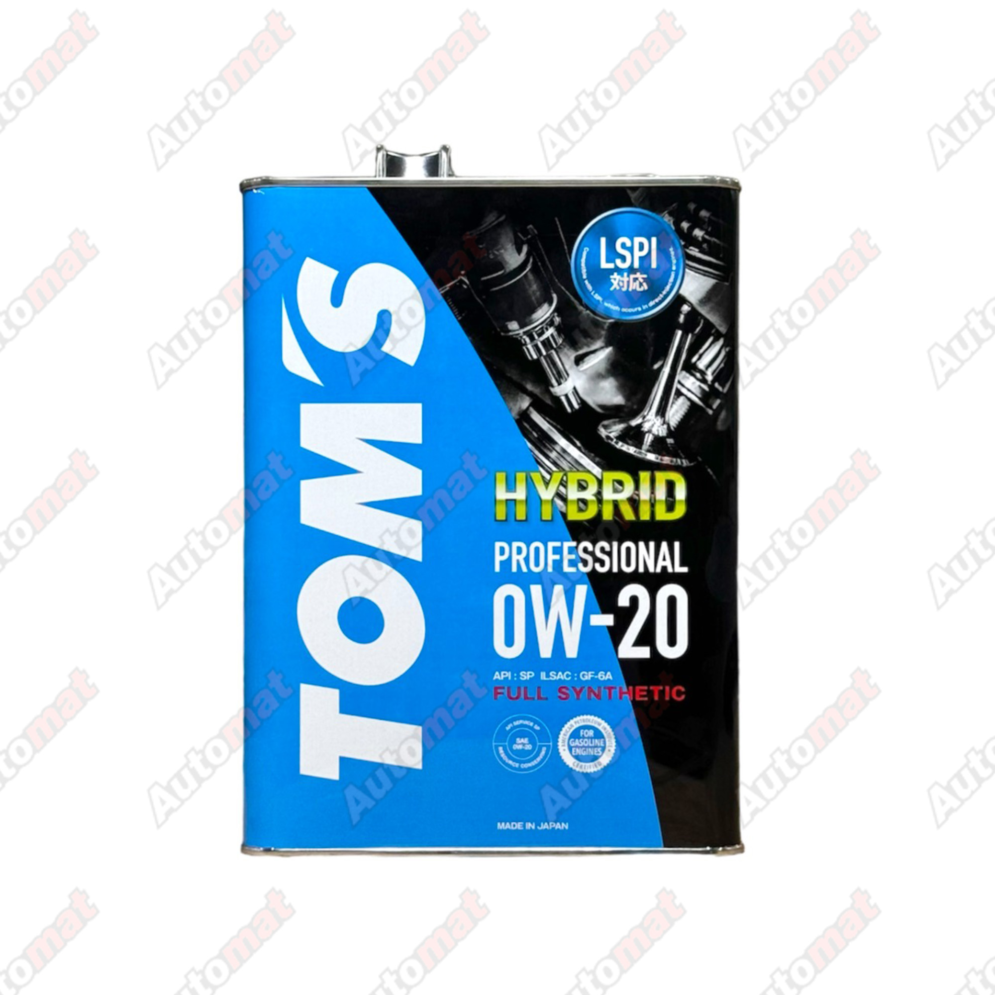 Масло моторное TOM`S Professional 0W-20 SP GF-6A Hybrid, 4л