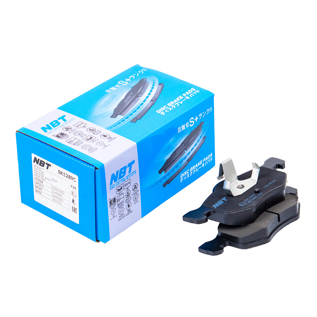 Колодки тормозные дисковые NBT BK5289C / SN931 / NP5028 / SP1519 / GP03114