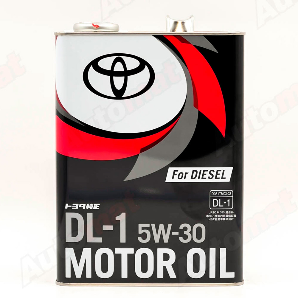 Моторное масло Toyota Diesel Oil 5W-30 DL-1, 4л