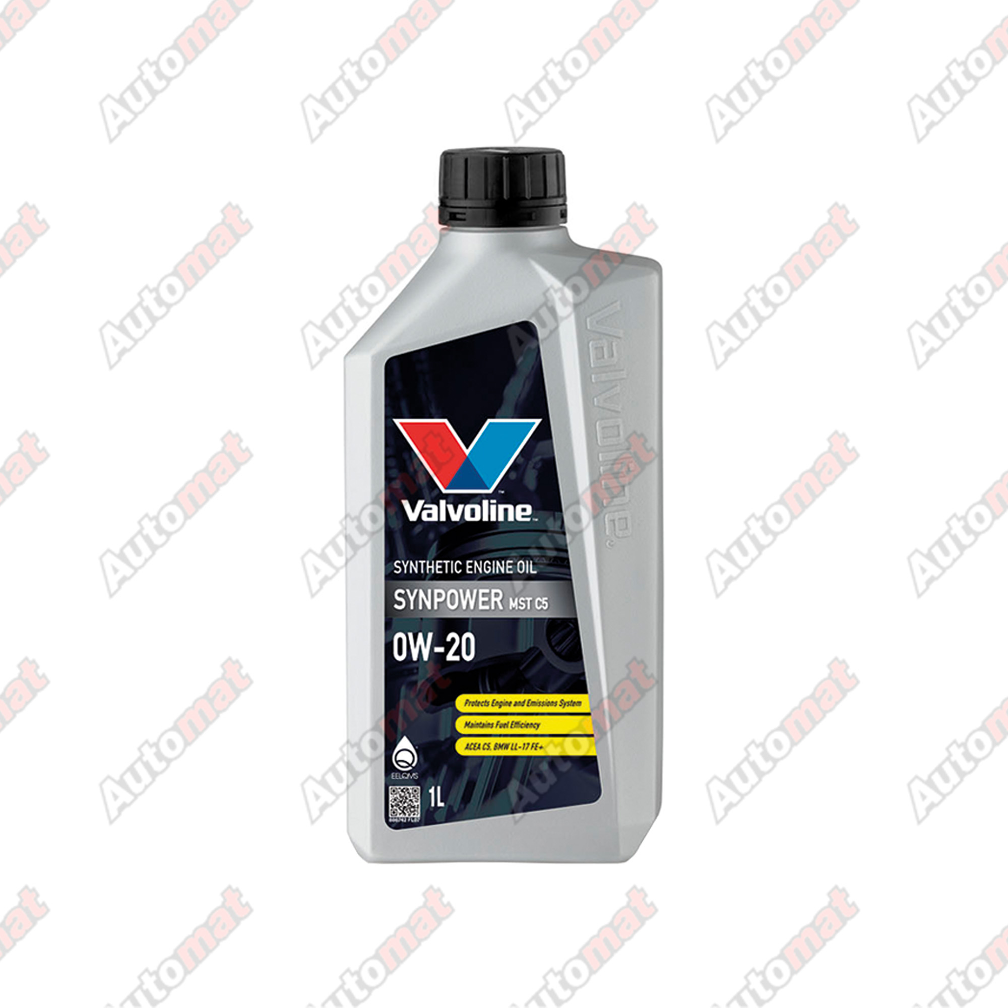 Моторное масло Valvoline Synpower MST 0W-20 SN/SN PLUS/SP/RC C5, 1л