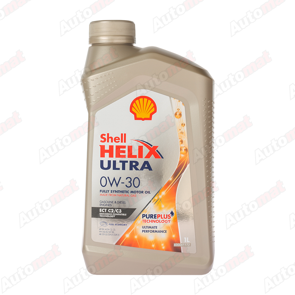 Моторное масло Shell Helix Ultra ECT 0W-30 SN С2/С3, 1л