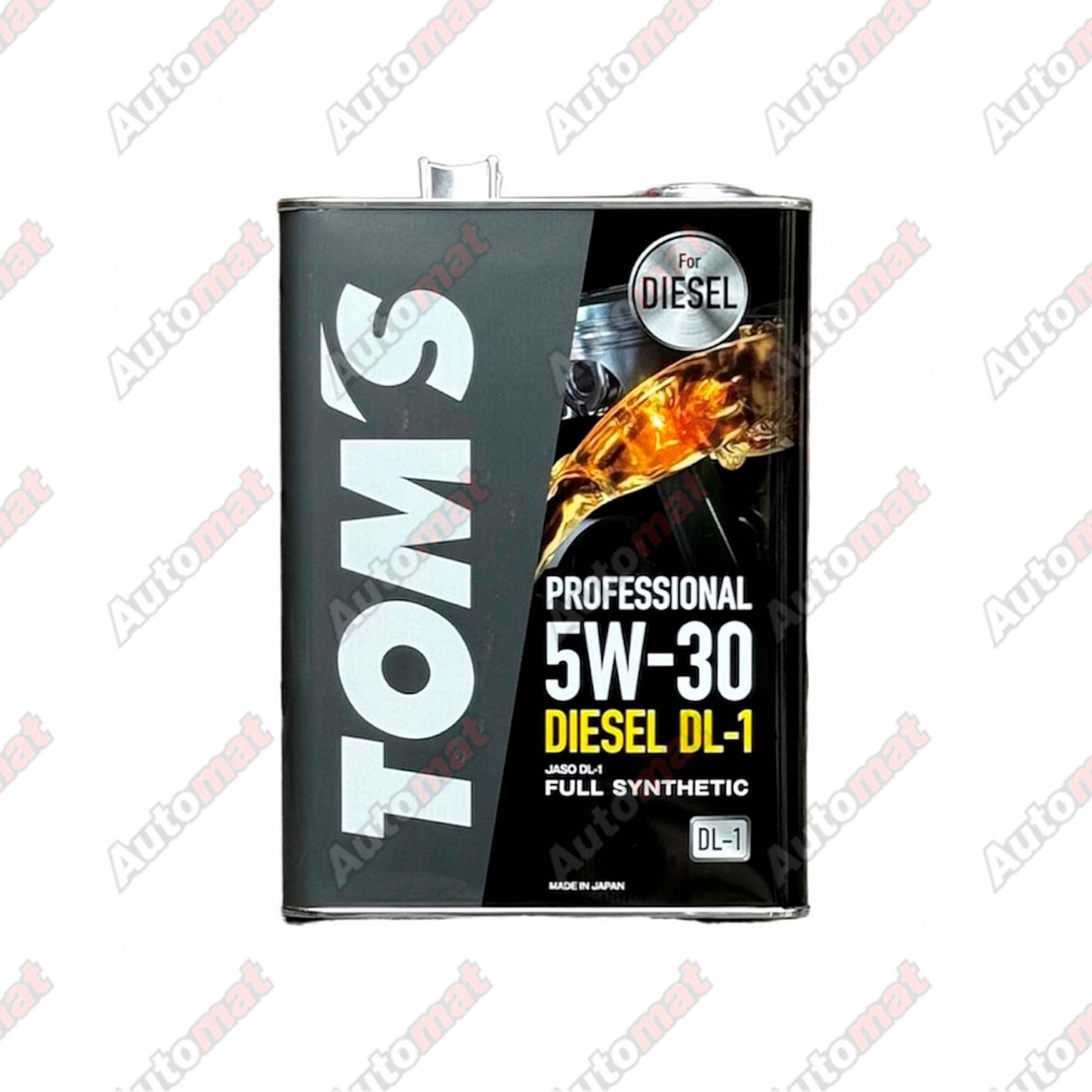Масло моторное TOM`S Professional DIESEL 5W-30 DL-1, 4л