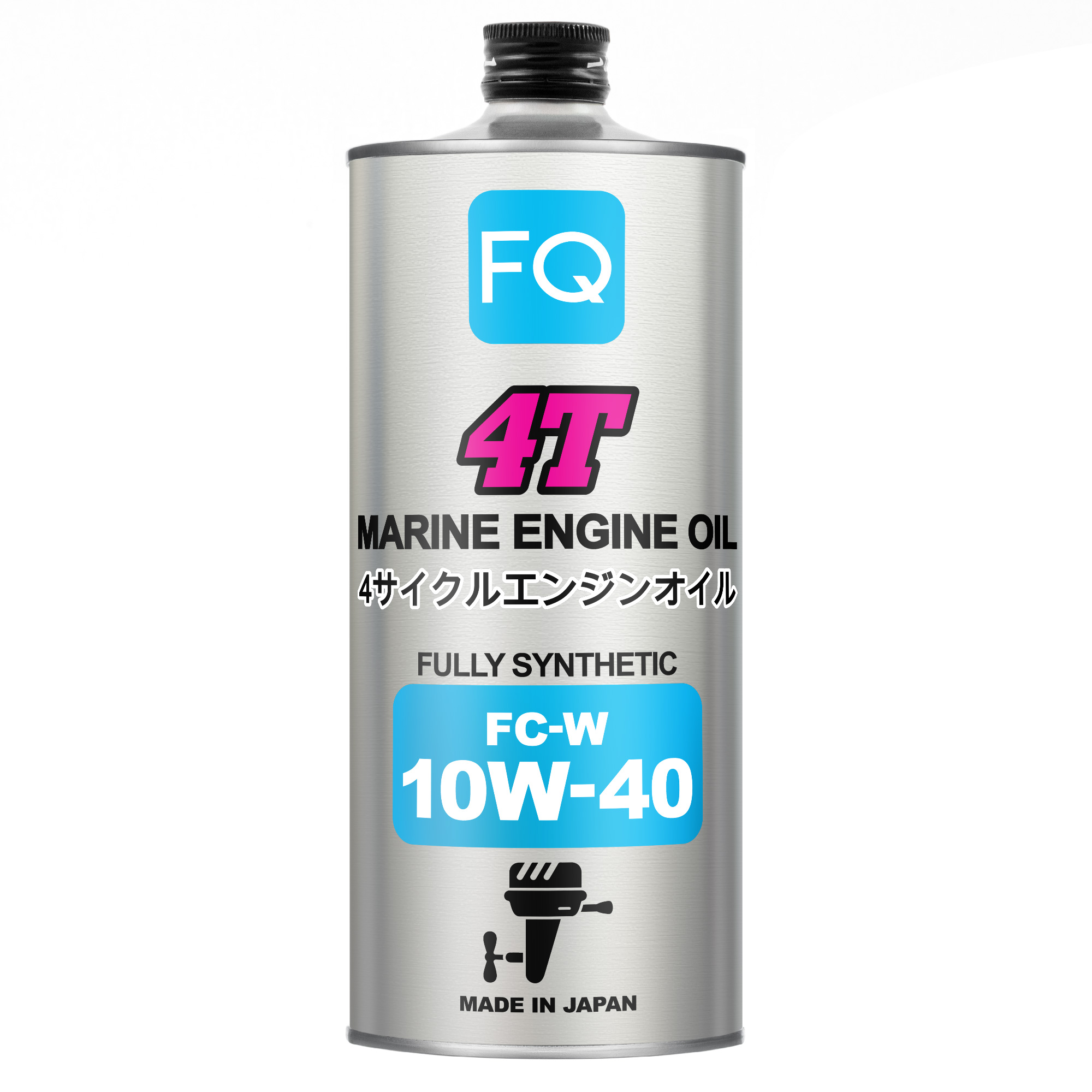 Масло моторное FQ 10W-40 4T FC-W/SP MARINE FULLY SYNTHETIC, 1л