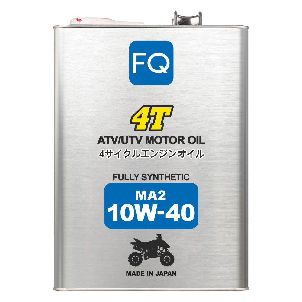 Масло моторное FQ 10W-40 4T ATV/UTV MA2/SP FULLY SYNTHETIC, 4л