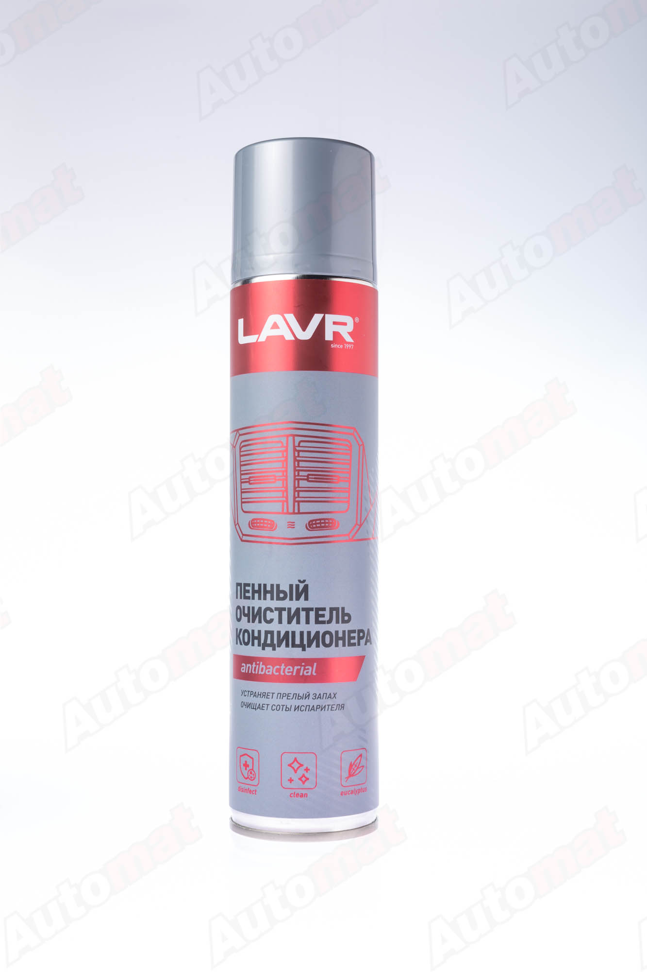 Очиститель кондиционера LAVR, пенный, антибактериальный, 400мл / Ln1750