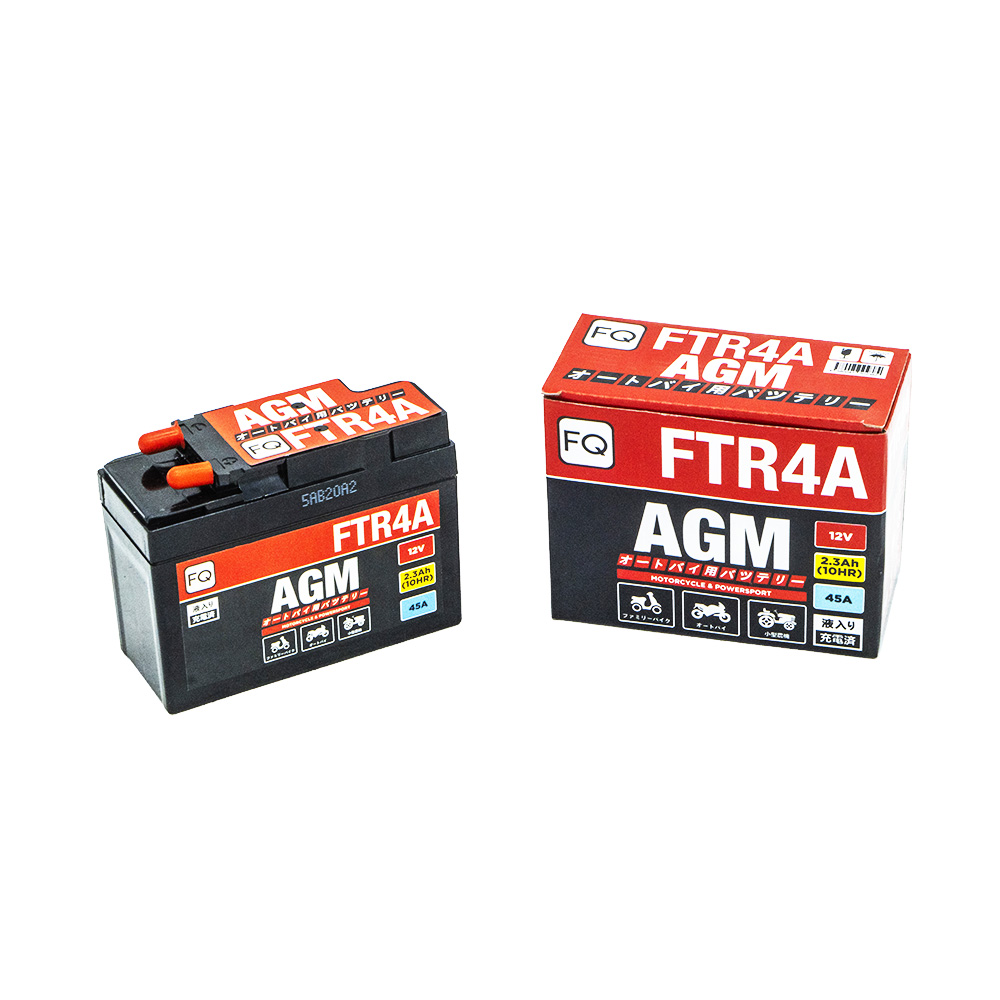 Мото аккумулятор FQ 2,3 Ah FTR4A AGM