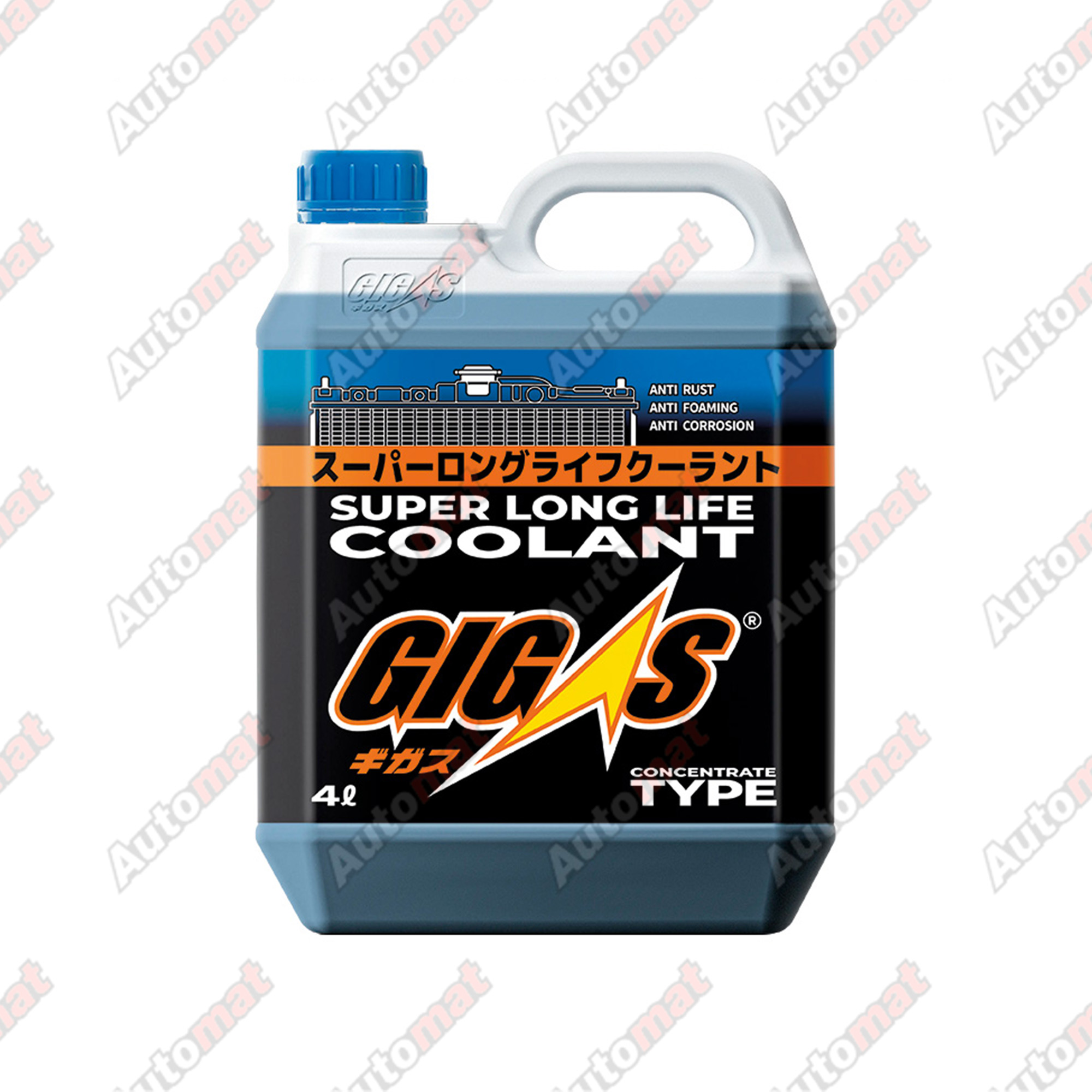 Антифриз GIGAS SUPER LONG LIFE COOLANT CONCENTRATE BLUE, синий, 4л