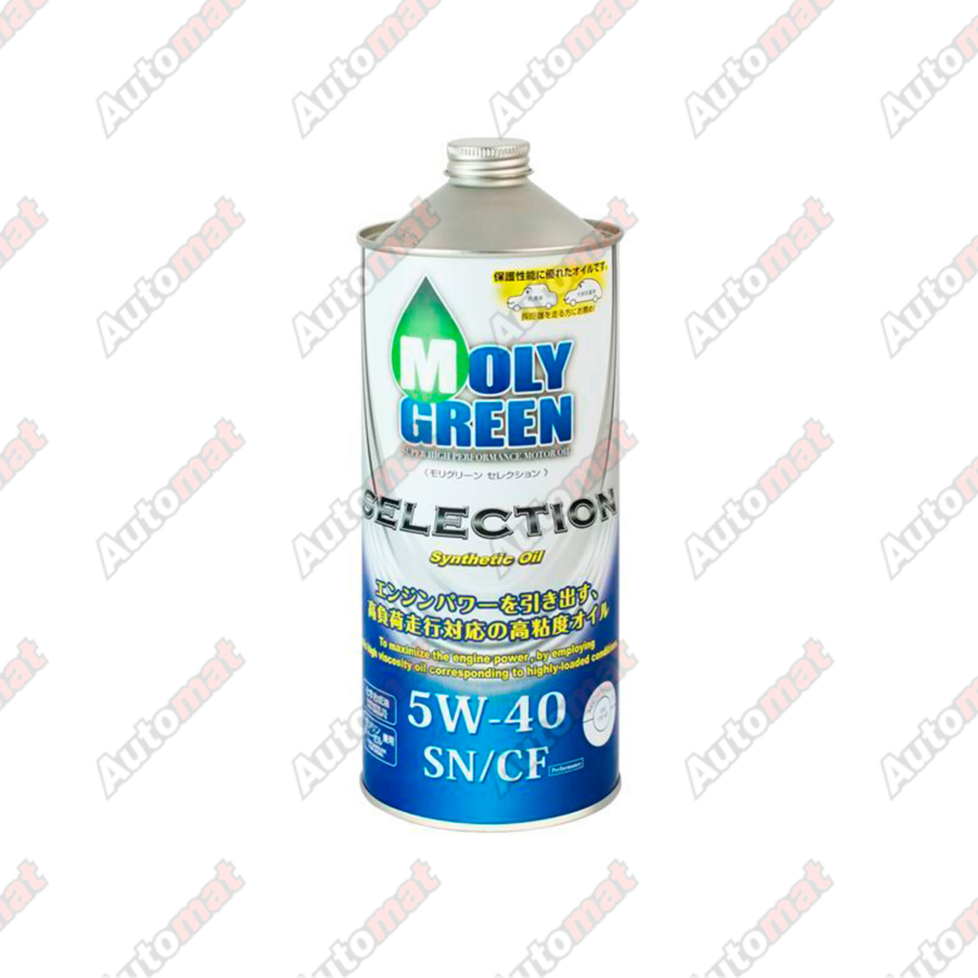 Моторное масло MOLYGREEN SELECTION SN/CF 5W-40, 1л 