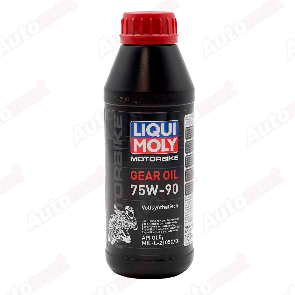 Трансмиссионное масло синтетическое для мотоциклов Liqui Moly Racing Gear Oil 75W-90 GL-5, 0.5л