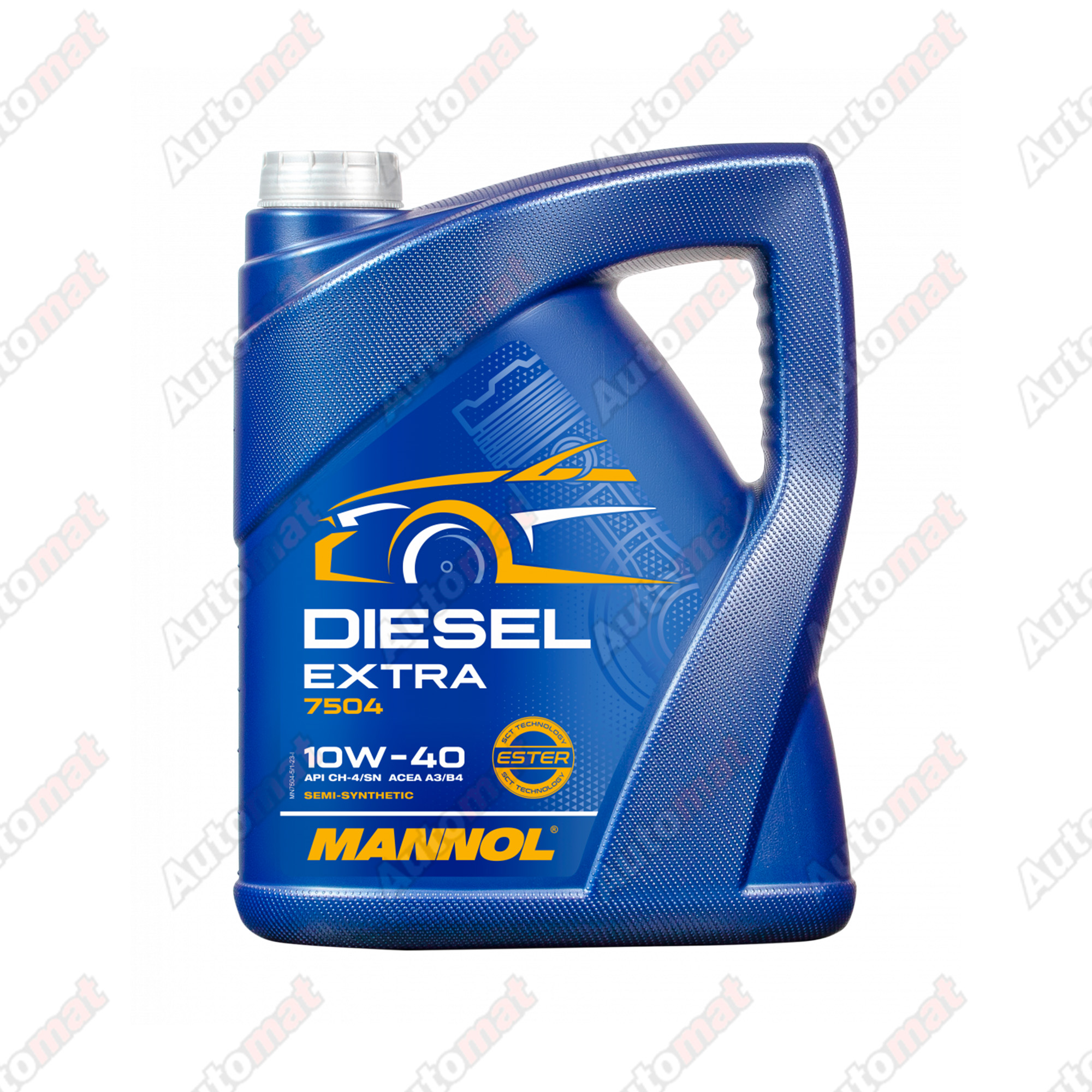 Масло моторное MANNOL 7504 DIESEL EXTRA 10W-40, 5л
