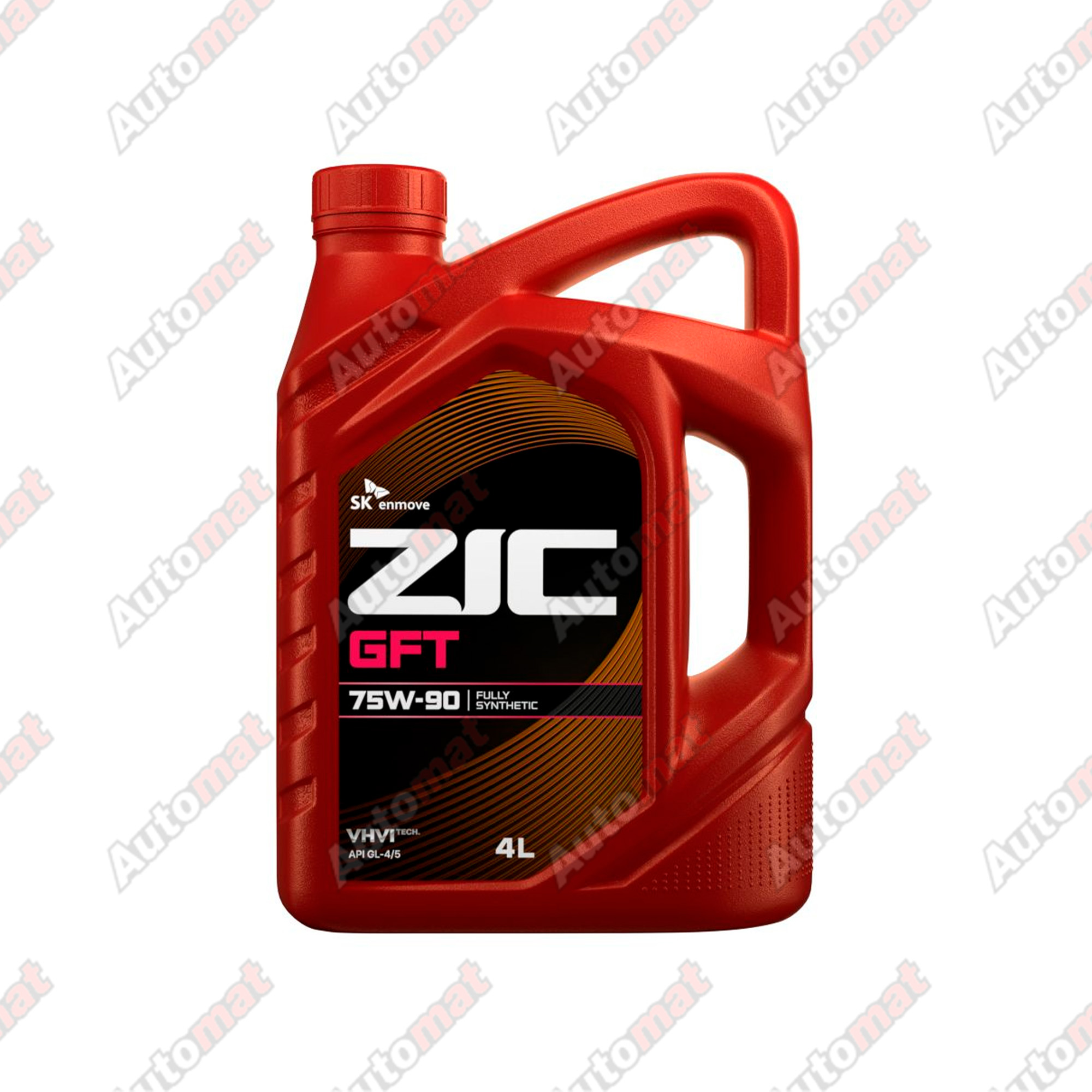 Масло трансмиссионное ZIC GFT 75W-90 GL-4/5, 4л