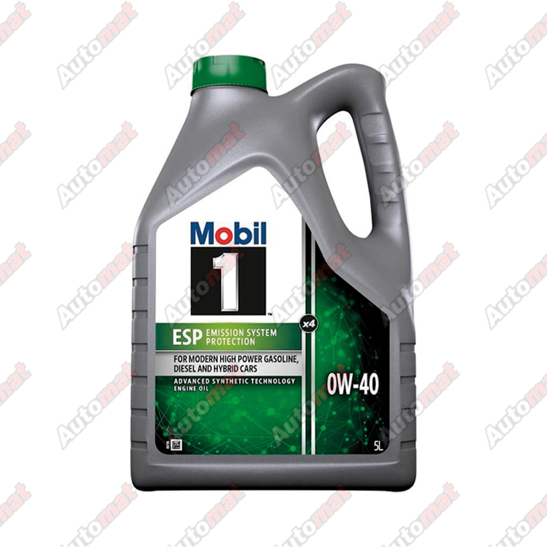 Масло моторное синтетическое Mobil 1 ESP X4 0W-40, 5л