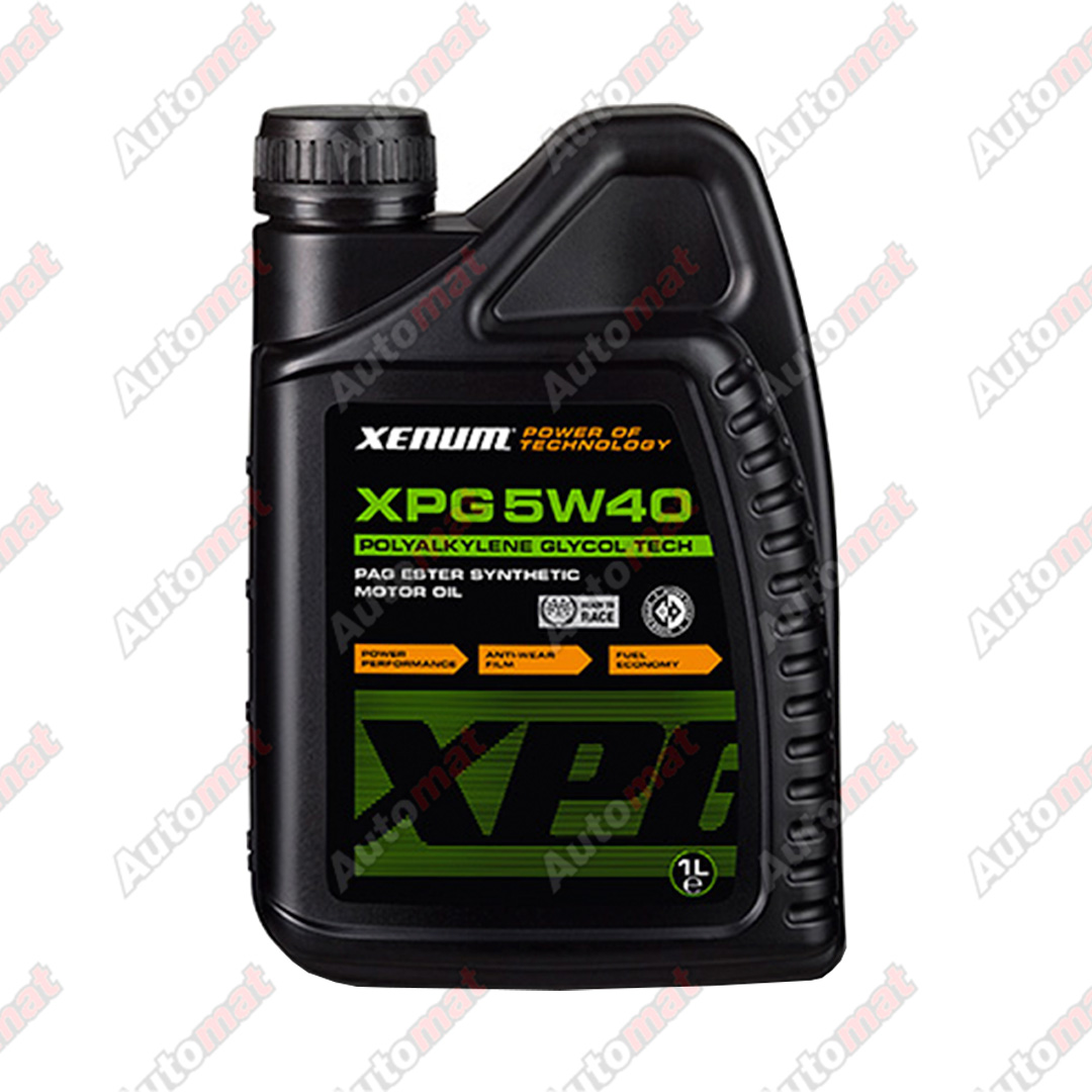 Масло моторное синтетическое XENUM XPG 5W-40 с ПАГ и эстерами, 1л