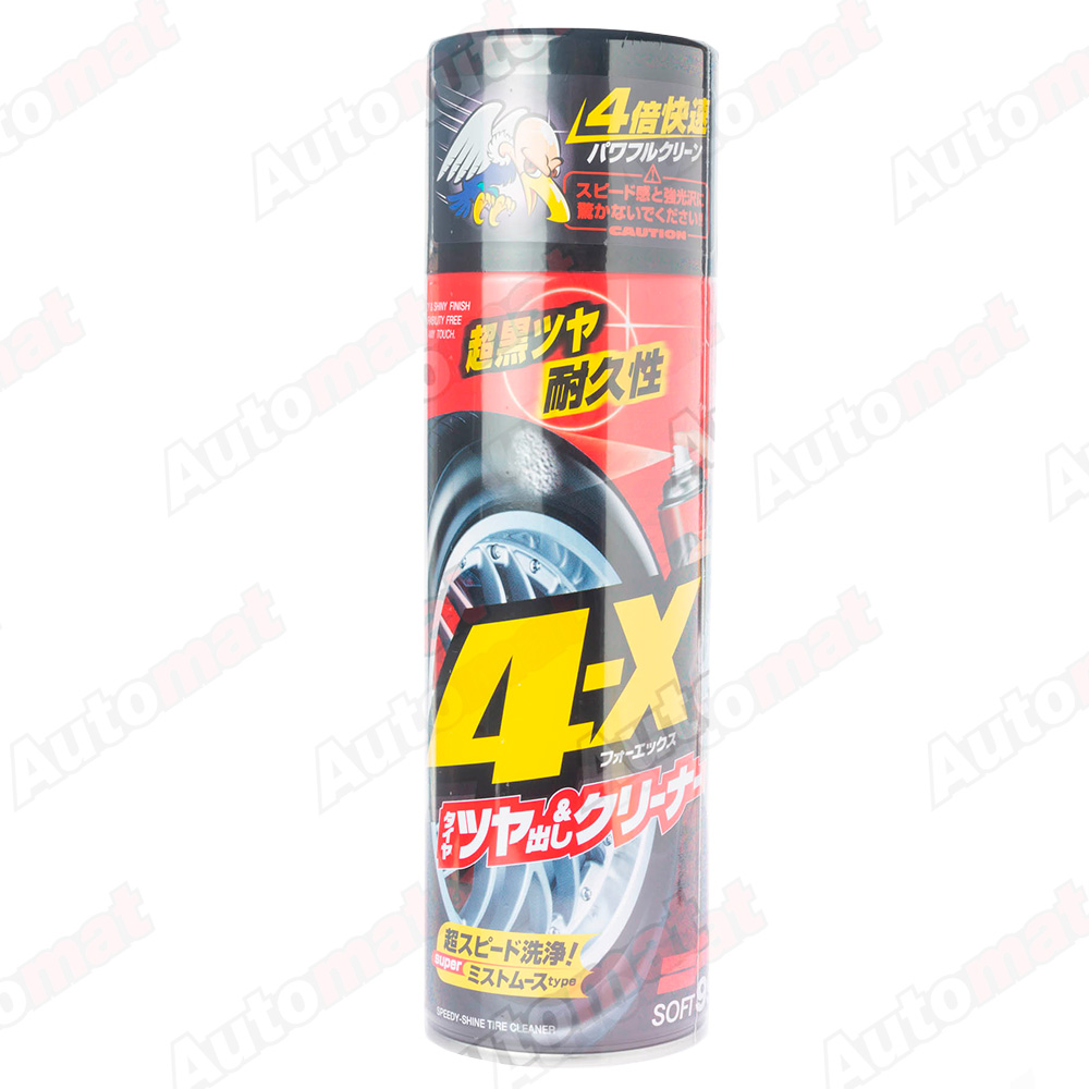 Очиститель покрышек 4-X SOFT99, аэрозоль, 470мл