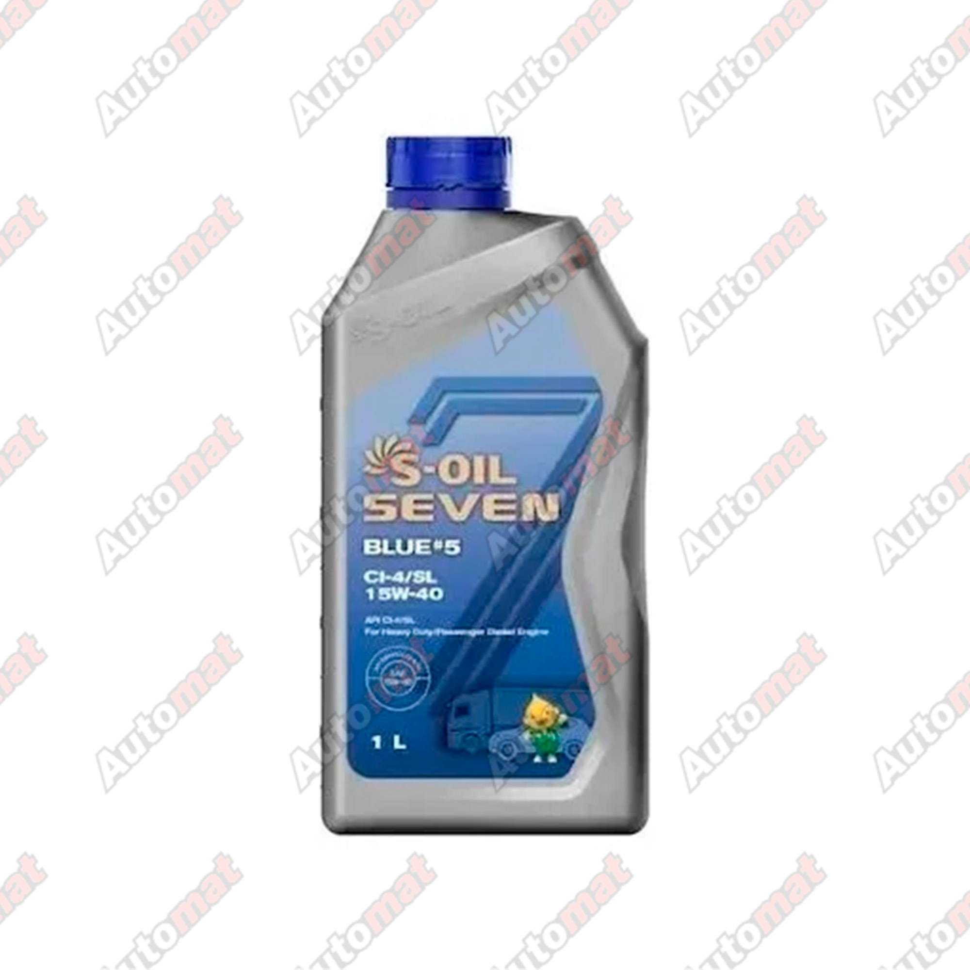 Масло моторное S-OIL 7 BLUE #5 15W-40 CI-4/SL, 1л