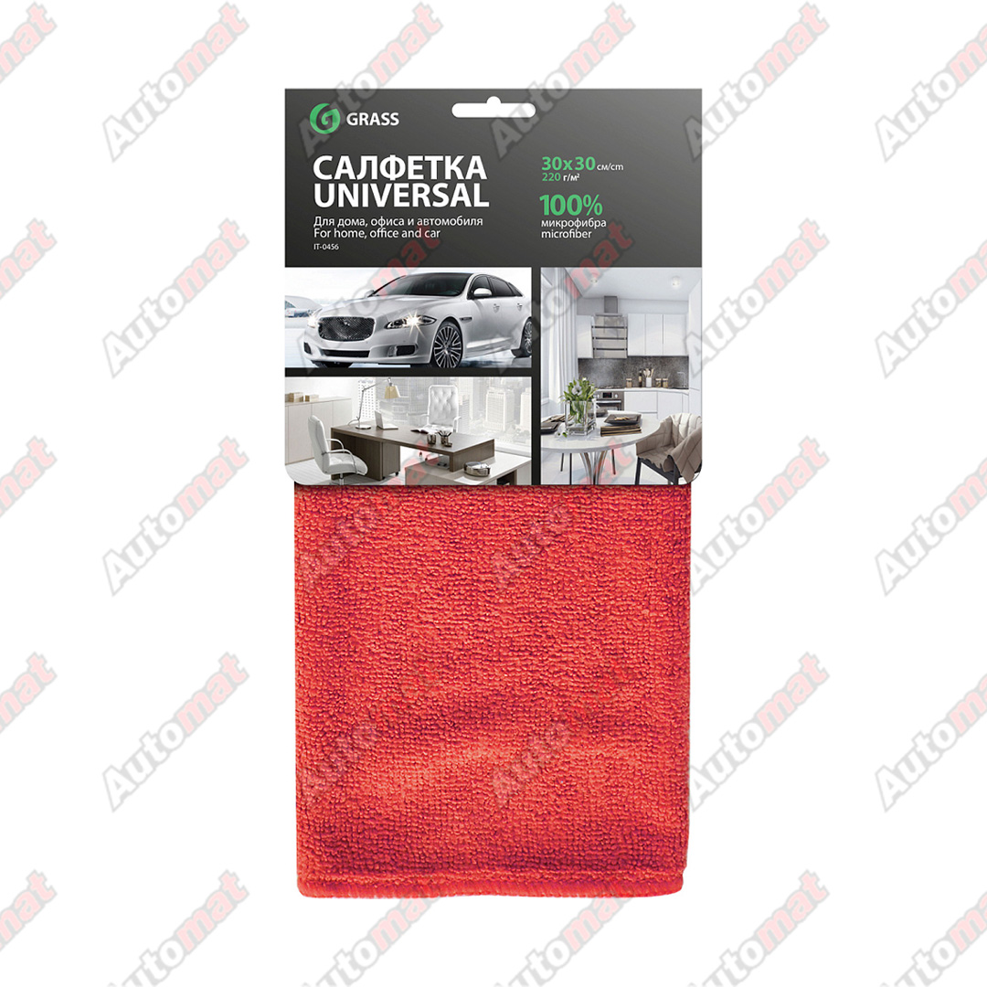 Салфетка микрофибра 220г 30*30 см (1шт)