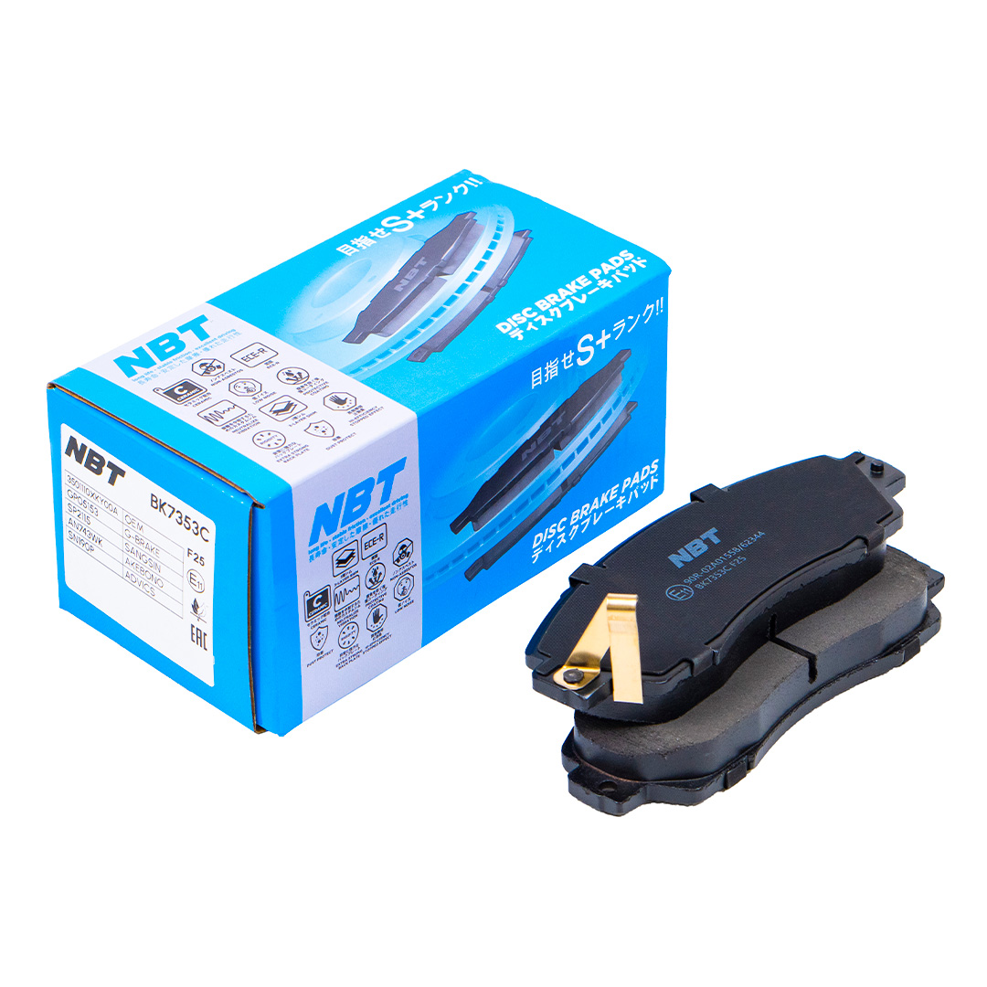 Колодки тормозные дисковые NBT BK7353C / SN190P / AN-743WK / SP2115 / GP05153