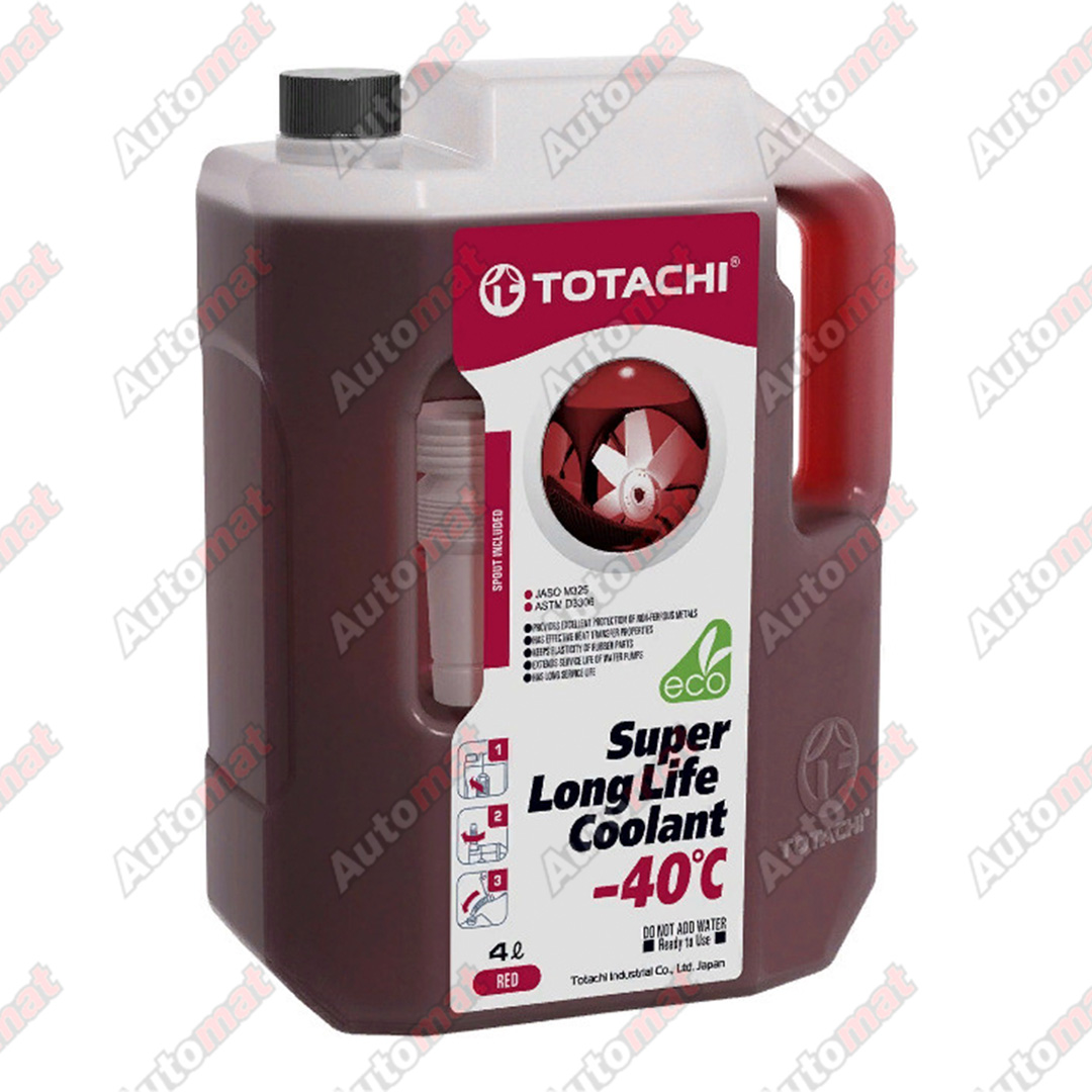 Антифриз TOTACHI Super Long Life Coolant Red -40C, 4л
