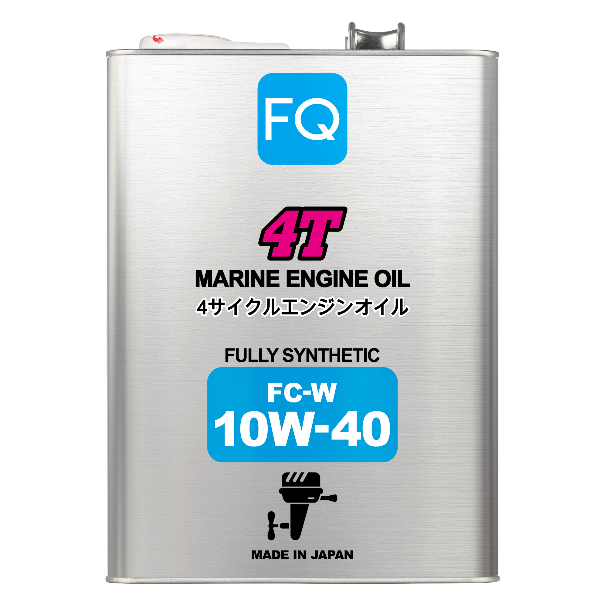 Масло моторное FQ 10W-40 4T FC-W/SP MARINE FULLY SYNTHETIC, 4л