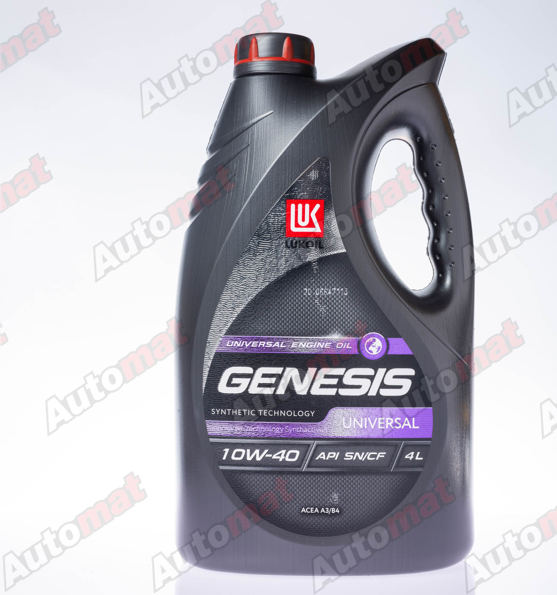 Моторное масло Лукойл GENESIS UNIVERSAL 10W-40 A3/B4/B3 SN/CF, 4л
