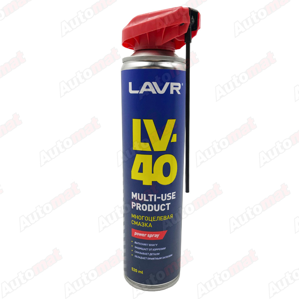 Смазка многоцелевая LAVR LV-40, / Ln1453, 520 мл