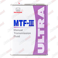 Трансмиссионное масло HONDA ULTRA MTF-3, 4л