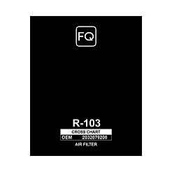 Фильтр воздушный FQ R-103