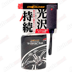 Очиститель-полироль колёсных дисков Soft99 DiGloss Wheel Tonic 5.0, для любых сплавов, с водоотталкивающим эффектом, бутылка с триггером 400мл