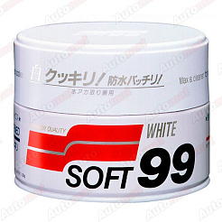 Полироль для кузова защитный Soft99 Soft Wax для светлых авто, 350гр