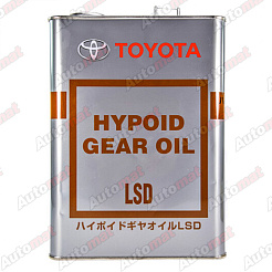 Трансмиссионное масло Toyota HYPOID GEAR LSD 85W-90 GL-5, 4л