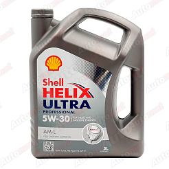 Моторное масло Shell Helix Ultra Professional AM-L 5W-30 синтетическое, 5л