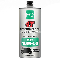 Масло моторное FQ 10W-50 4T MA2/SP FULLY SYNTHETIC (ESTER), 1л
