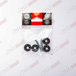 Проставки под рамку номера, с винтами (короткие 20мм), комплект 2 шт (под передний номер)