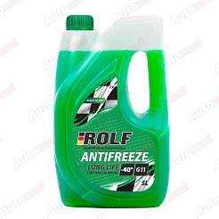 Жидкость охлаждающая низкозамерзающая Antifreeze ROLF G11 GREEN 5л