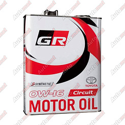 Масло моторное TOYOTA GR Circuit 0W-16 4л.